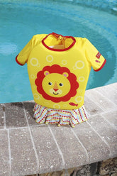 Bestway Fisher Price Girls Float Suit - Yellow S/M 93523 - Colorland Toys
